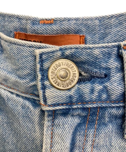 NEEDBY（ニードバイ）NEEDBY (ニードバイ) LUNA ハイライズルーズストレートデニム インディゴ サイズ:W24の古着・服飾アイテム