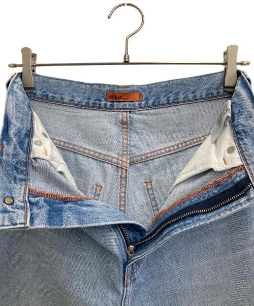 NEEDBY（ニードバイ）NEEDBY (ニードバイ) LUNA ハイライズルーズストレートデニム インディゴ サイズ:W24の古着・服飾アイテム