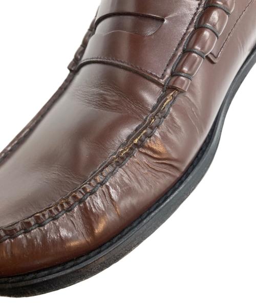 PARABOOT（パラブーツ）PARABOOT (パラブーツ) コインローファー ブラウン サイズ:SIZE 9の古着・服飾アイテム