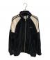 adidas（アディダス）の古着「ベロアトラックジャケット」｜ブラック×ホワイト