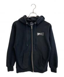 WASTED YOUTH×SYNA WORLD（ウェイステッドユース×シナ ワールド）の古着「ジップパーカー」｜ブラック