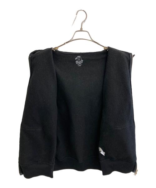 WASTED YOUTH（ウェイステッドユース）Wasted Youth (ウエステッド ユース) SYNA WORLD (シナ ワールド) ジップパーカー ブラック サイズ:Lの古着・服飾アイテム