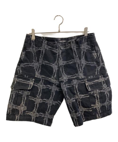 UNDERCOVER（アンダーカバー）UNDERCOVER (アンダーカバー) 有刺鉄線カーゴショーツ ブラック サイズ:ｍの古着・服飾アイテム