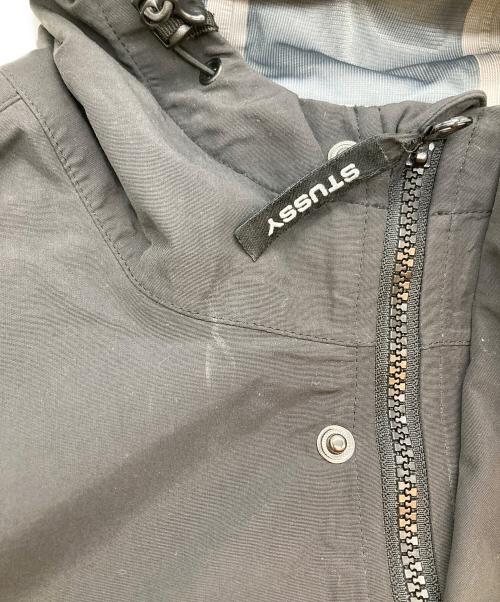 stussy（ステューシー）stussy (ステューシー) マウンテンパーカー ブラック サイズ:Lの古着・服飾アイテム