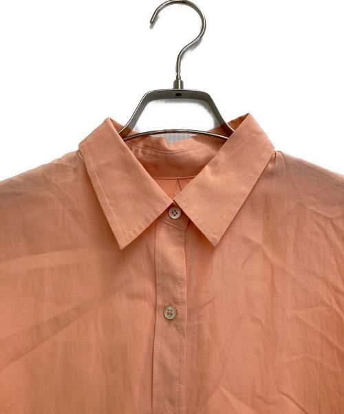Noble（ノーブル）Noble (ノーブル) シルキーコットンニュアンスカラーシャツ オレンジ サイズ:-の古着・服飾アイテム