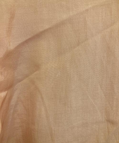 Noble（ノーブル）Noble (ノーブル) シルキーコットンニュアンスカラーシャツ オレンジ サイズ:-の古着・服飾アイテム