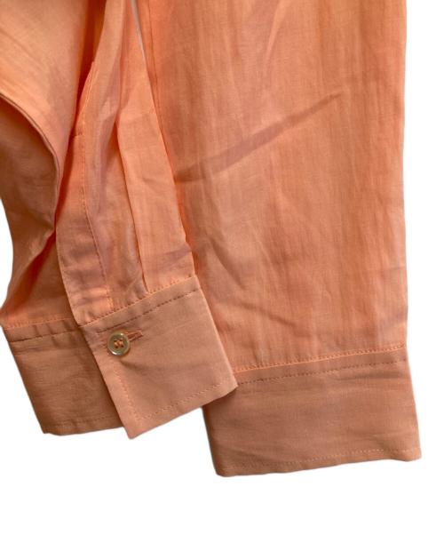 Noble（ノーブル）Noble (ノーブル) シルキーコットンニュアンスカラーシャツ オレンジ サイズ:-の古着・服飾アイテム