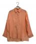 Noble（ノーブル）の古着「シルキーコットンニュアンスカラーシャツ」｜オレンジ