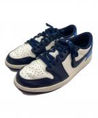 NIKEナイキ）の古着「スニーカー」｜ホワイト×ネイビー