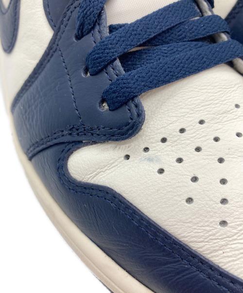 NIKE（ナイキ）NIKE (ナイキ) スニーカー ホワイト×ネイビー サイズ:28.5の古着・服飾アイテム