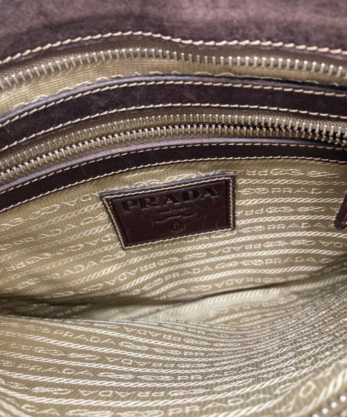 PRADA（プラダ）PRADA (プラダ) ショルダーバッグ ブラウン サイズ:-の古着・服飾アイテム