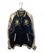 VANSON×LOONEY TUNESバンソン×ルーニーチューンズ）の古着「リバーシブルスタジャン」｜ブラック