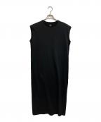 BATONERバトナ―）の古着「24SS THE SEAISLAND COTTON NO SLEEVE ONEPIECE」｜ブラック