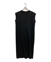 BATONER（バトナ―）の古着「24SS THE SEAISLAND COTTON NO SLEEVE ONEPIECE」｜ブラック