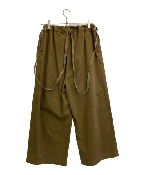 BLURHMS（ブラームス）blurhms (ブラームス) ベルト付きパンツ ブラウン サイズ:SIZE 00の古着・服飾アイテム