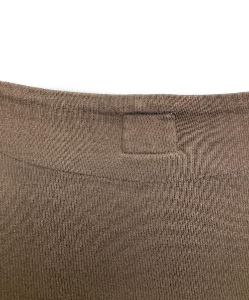 BLURHMS（ブラームス）blurhms (ブラームス) Classic Boat Neck Dress クラシックボートネックドレス ブラウンの古着・服飾アイテム