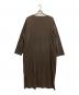 blurhms (ブラームス) Classic Boat Neck Dress クラシックボートネックドレス ブラウン：4500円