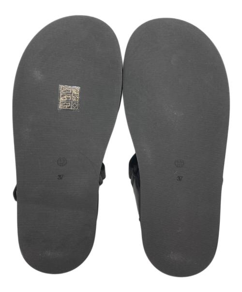 THE ROW（ザ ロウ）THE ROW (ザ ロウ) Hook and Loop サンダル ブラック サイズ:23.5の古着・服飾アイテム