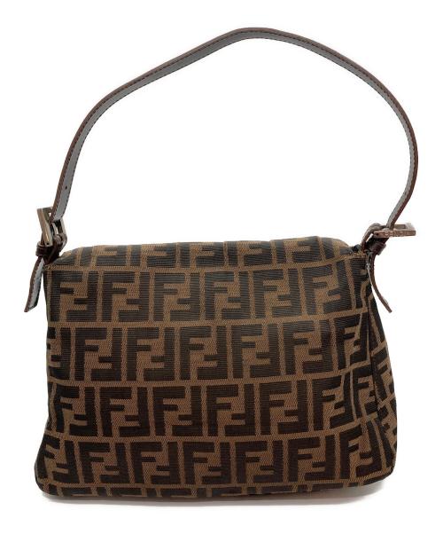 FENDI（フェンディ）FENDI (フェンディ) ズッカ柄マンマバケットワンショルダー ブラウン×ブラック サイズ:-の古着・服飾アイテム