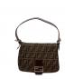 FENDI（フェンディ）の古着「ズッカ柄マンマバケットワンショルダー」｜ブラウン×ブラック