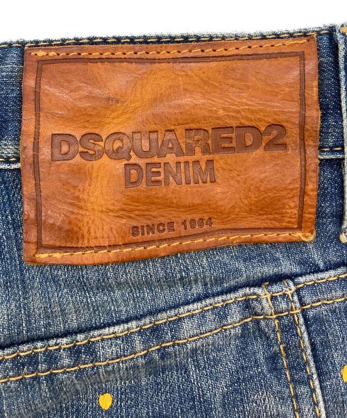 DSQUARED2（ディースクエアード）DSQUARED2 (ディースクエアード) バイカーデニムパンツ インディゴ サイズ:50の古着・服飾アイテム