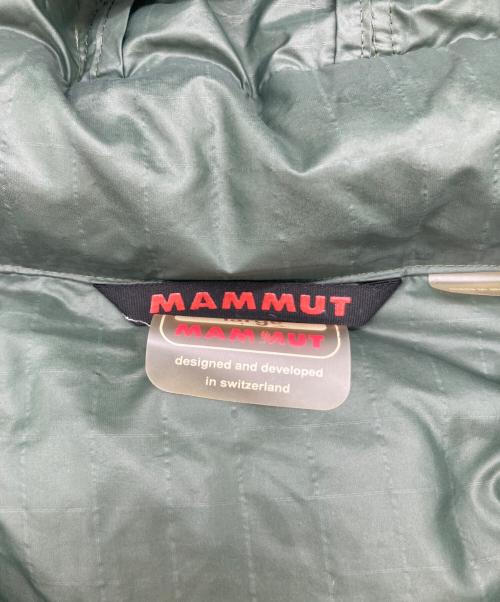MAMMUT（マムート）MAMMUT (マムート) ダウンジャケット グリーン サイズ:Lの古着・服飾アイテム