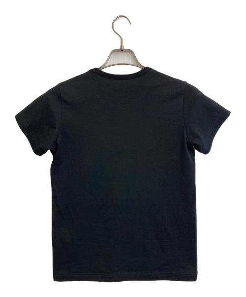 Y's（ワイズ）Y's (ワイズ) COTTON JERSEY Y'S LOGO STITCH ROUND NECK HALF SLEEVE T ブラック サイズ:Sの古着・服飾アイテム