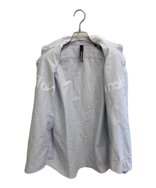 No Problemo（ノープロブレモ）No Problemo (ノープロブレモ) 25SS L/S Stripe Shirt ブルー×ホワイト サイズ:Sの古着・服飾アイテム