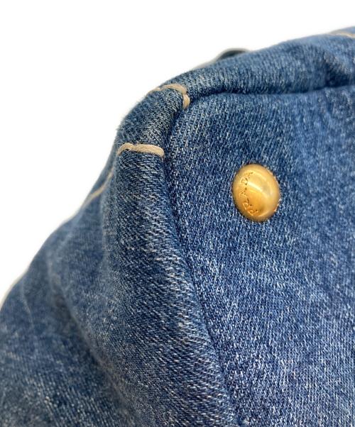 PRADA（プラダ）PRADA (プラダ) CANAPA トートバッグ ネイビーの古着・服飾アイテム