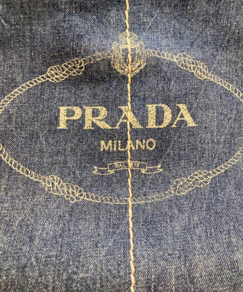 PRADA（プラダ）PRADA (プラダ) CANAPA トートバッグ ネイビーの古着・服飾アイテム