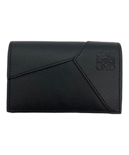 LOEWE（ロエベ）LOEWE (ロエベ) パズル ビジネスカードホルダー ブラック サイズ:-の古着・服飾アイテム