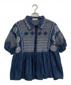 I.S. ISSEY MIYAKEイッセイ ミヤケ）の古着「デニムブラウス」｜インディゴ