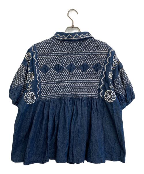 I.S. ISSEY MIYAKE（イッセイ ミヤケ）I.S. ISSEY MIYAKE (イッセイ ミヤケ) デニムブラウス インディゴ サイズ:SIZE Mの古着・服飾アイテム