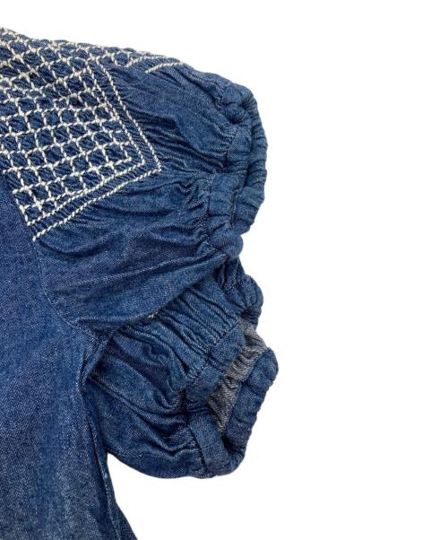 I.S. ISSEY MIYAKE（イッセイ ミヤケ）I.S. ISSEY MIYAKE (イッセイ ミヤケ) デニムブラウス インディゴ サイズ:SIZE Mの古着・服飾アイテム