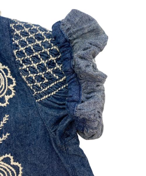 I.S. ISSEY MIYAKE（イッセイ ミヤケ）I.S. ISSEY MIYAKE (イッセイ ミヤケ) デニムブラウス インディゴ サイズ:SIZE Mの古着・服飾アイテム