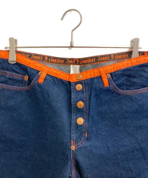 GAULTIER JEANS（ゴルチエジーンズ）gaultier jeans (ゴルチエジーンズ) デニムパンツ インディゴ サイズ:-の古着・服飾アイテム