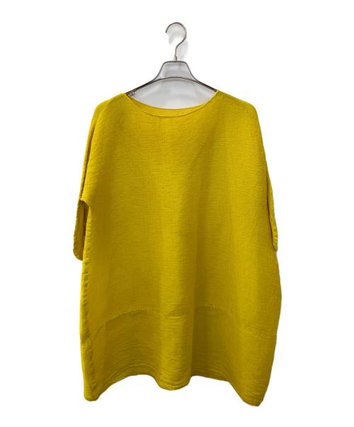 me ISSEY MIYAKE（ミーイッセイ ミヤケ）me ISSEY MIYAKE (ミーイッセイ ミヤケ) ドルマンスリーブカットソー イエロー サイズ:-の古着・服飾アイテム