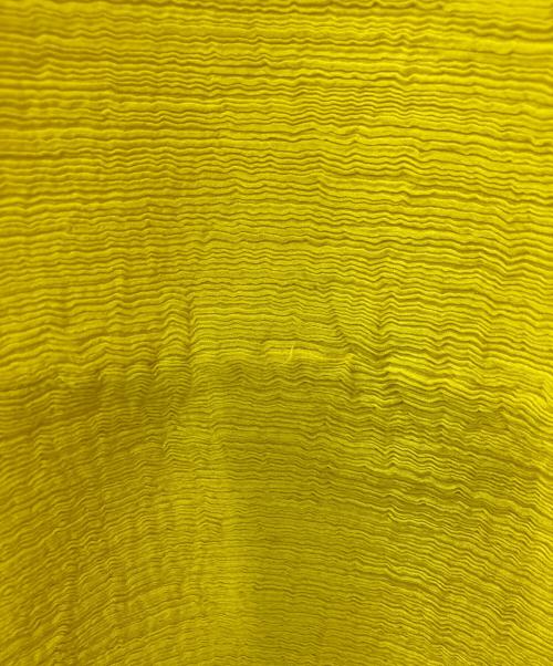 me ISSEY MIYAKE（ミーイッセイ ミヤケ）me ISSEY MIYAKE (ミーイッセイ ミヤケ) ドルマンスリーブカットソー イエロー サイズ:-の古着・服飾アイテム