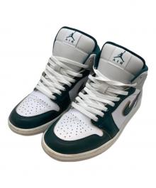 NIKE（ナイキ）の古着「Air Jordan 1 Mid "Oxidized Green"」｜ホワイト×グリーン