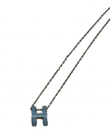 HERMES（エルメス）の古着「ポップH ミニ ペンダント」｜シルバー×ブルー