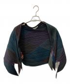 PLEATS PLEASEプリーツプリーズ）の古着「プリーツカーディガン」｜マルチカラー