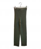 ISSEY MIYAKEイッセイミヤケ）の古着「プリーツパンツ」｜グリーン