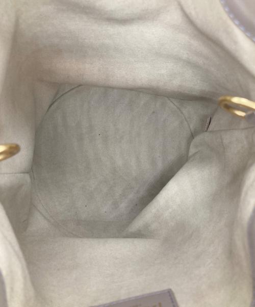 J&M DAVIDSON（ジェイ＆エム デヴィッドソン）J&M DAVIDSON (ジェイ＆エム デヴィッドソン) カーニバル 巾着ショルダーバッグ ベージュの古着・服飾アイテム