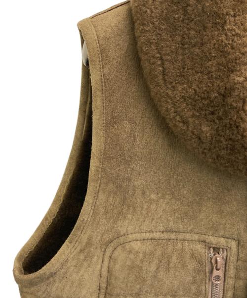 nonnative（ノンネイティブ）nonnative (ノンネイティブ) ムートンベスト オリーブ サイズ:3の古着・服飾アイテム