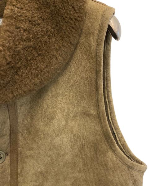 nonnative（ノンネイティブ）nonnative (ノンネイティブ) ムートンベスト オリーブ サイズ:3の古着・服飾アイテム