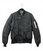 ALPHA×NUMBER (N)INEアルファ×ナンバーナイン）の古着「MA-1ジャケット」｜ブラック