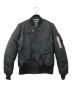 ALPHA（アルファ）の古着「MA-1ジャケット」｜ブラック