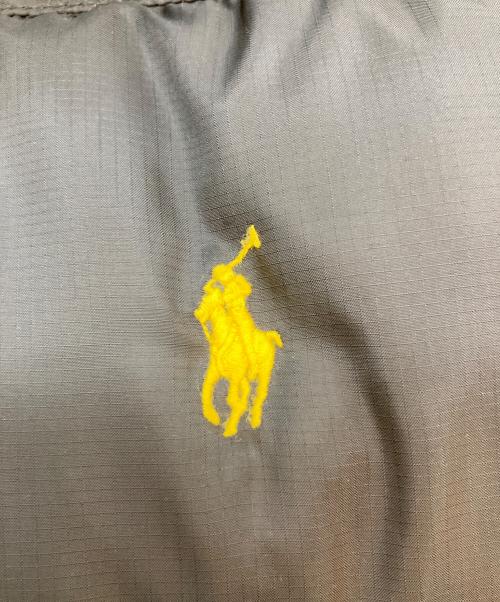 POLO RALPH LAUREN（ポロ・ラルフローレン）POLO RALPH LAUREN (ポロ・ラルフローレン) ダウンベスト ブラック×イエロー サイズ:SIZE Mの古着・服飾アイテム