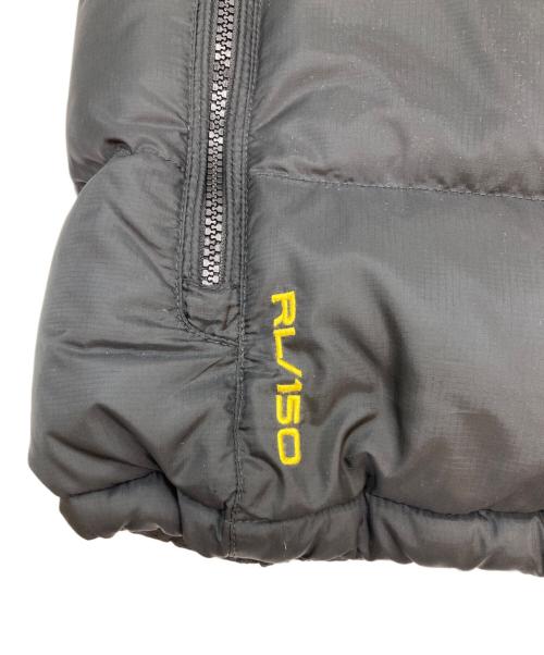 POLO RALPH LAUREN（ポロ・ラルフローレン）POLO RALPH LAUREN (ポロ・ラルフローレン) ダウンベスト ブラック×イエロー サイズ:SIZE Mの古着・服飾アイテム