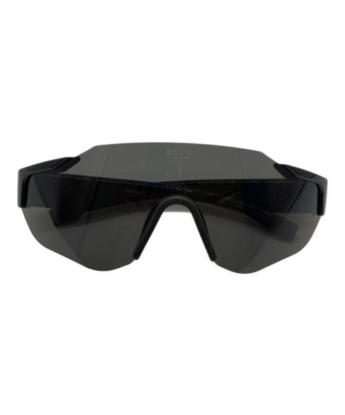 FENDI（フェンディ）FENDI (フェンディ) 24ss Ff-logo Rimless Shield Sunglasses ブラックの古着・服飾アイテム
